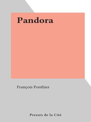cover image of Pandora